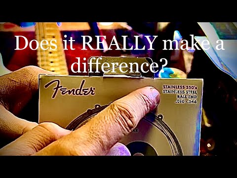 Видео: Струны из никеля и нержавеющей стали — звуковой тест и сравнение!