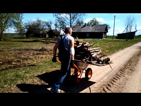 Видео: Дровами запаслись, осталось сохранить. Обзор участка