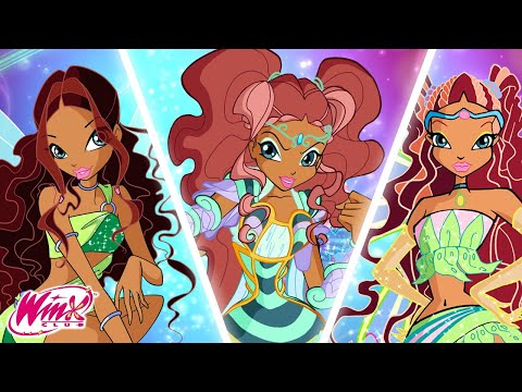 Видео: Aisha: все Силы и Трансформации | Эволюция Клуба Винкс
