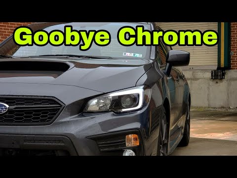 Видео: Покраска фар WRX и установка C-света