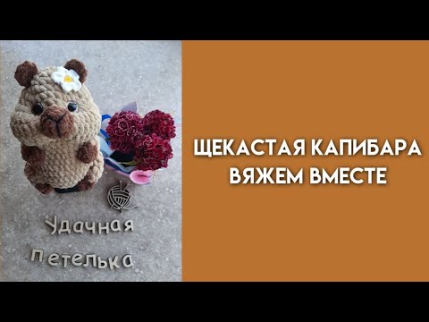 Видео: Ярмарочные игрушки/Щекастая капибара/Вяжем вместе ❤