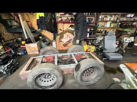 Видео: Мини трактор на гидроходу. Ч.2