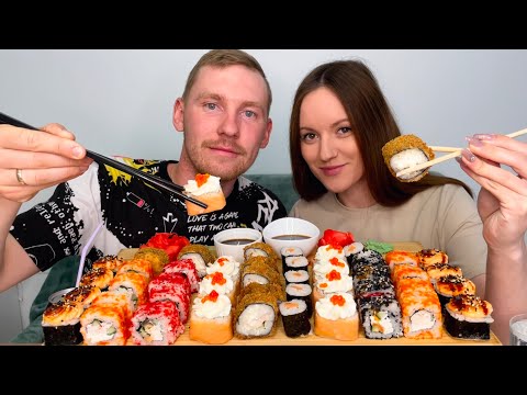 Видео: МУКБАНГ РОЛЛЫ ФИЛАДЕЛЬФИЯ ГОРЯЧИЕ СУШИ САЙТ TIKITEX РАСПАКОВКА MUKBANG ROLLS PHILADELPHIA HOT SUSHI