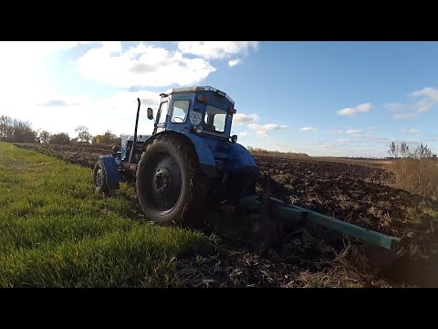 Видео: Трактор Т-40 без ПВМ в оранкі з плугом ПЛН 3-35 по ячменю
