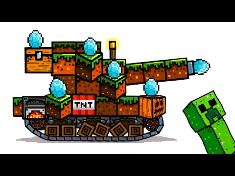 Видео: Майнкрафт Танк - Танковая Дичь (Анимация)