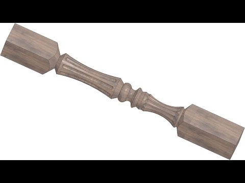 Видео: Балясина в Компас3D