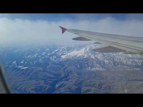 Видео: Полет над Кавказом, из Кольцово в Адлер, Уральскими Авиалиниями. 14.10.23 Алекс