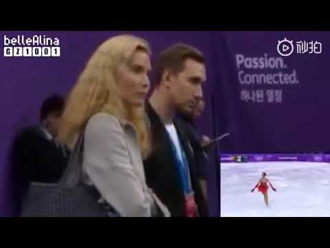 Видео: Реакция тренеров на ОИ прокат Загитовой / Coaches reaction on Zagitova's OG FP