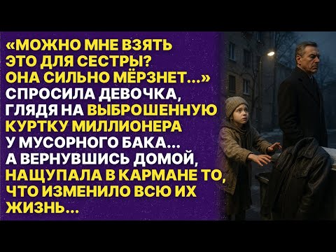 Видео: Я ПЛАКАЛ, ЧИТАЯ ЭТО! ДЕВОЧКА ЗАБРАЛА С МУСОРКИ КУРТКУ МИЛЛИОНЕРА ДЛЯ СЕСТРЫ.