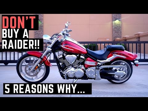Видео: НЕ покупайте Yamaha Raider! 5 причин, почему не нравится, жалобы, честный обзор. 1900cc