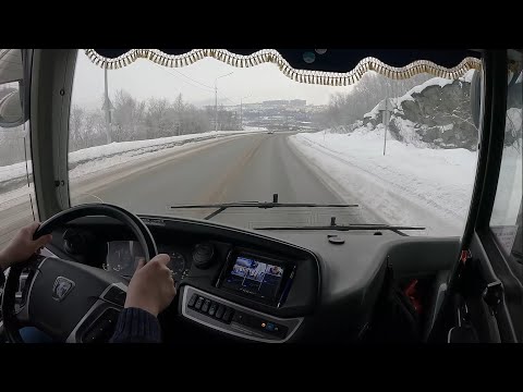 Видео: Междугородний рейс на автобусе НефАЗ-5299