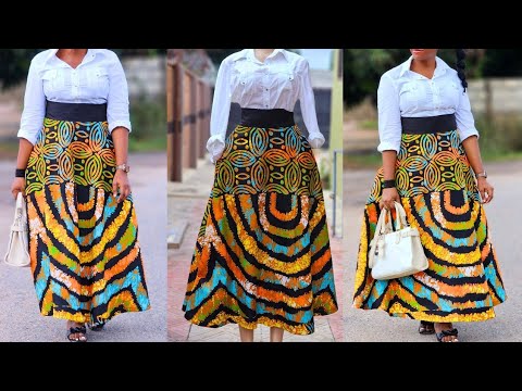 Видео: Как кроить и сшить длинную юбку, расклешенную на 180 градусов | Подходит для начинающих