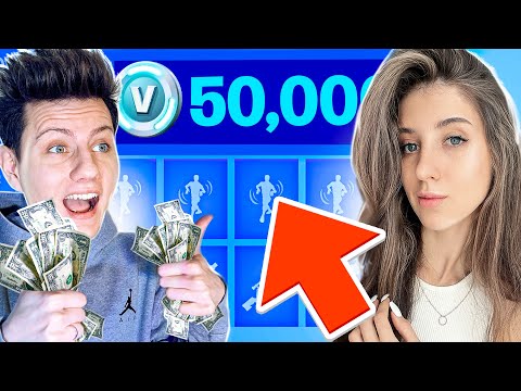 Видео: Прокачка аккаунта на День Рождения девушки в Фортнайт!