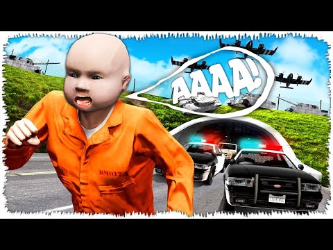 Видео: Кішкентай Джонни түрмеге түсті! (GTA V)