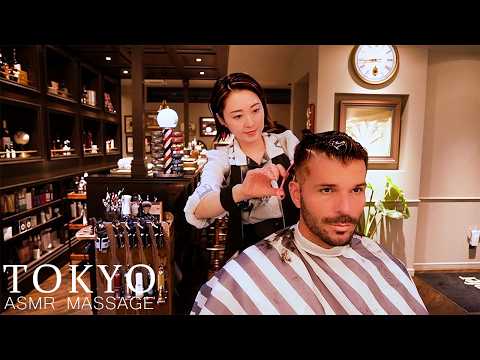 Видео: ASMR Насладитесь моментом расслабления, сделав тщательную стрижку, массаж и бритье.