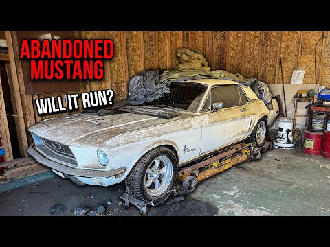 Видео: Первая мойка за 18 лет: ЗАБРОШЕННЫЙ Ford Mustang | Будет ли оно работать?