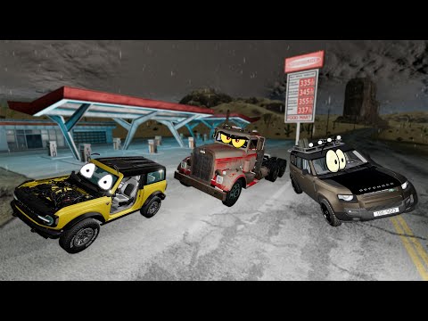 Видео: Никогда не заезжай ночью на заправку! Увидишь старый грузовик, жми на газ. Гоша и Чич. Страшилка.