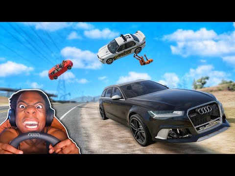 Видео: Смешные моменты Audi rs6 🤣 #3 - [BeamNG.Drive]