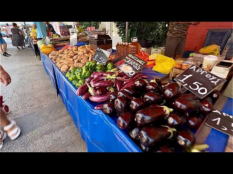 Видео: НЕПОВТОРИМАЯ ГРЕЧЕСКАЯ АТМОСФЕРА НА СУББОТНЕМ РЫНКЕ В ЛУТРАКИ! #greece #loutraki #travel 