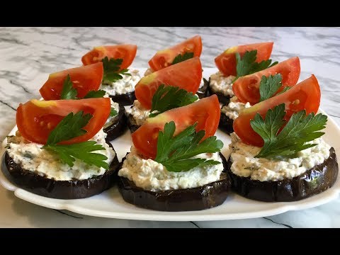 Видео: Баклажаны с Сыром Фета / Закуска из Баклажан (Синенькие) / Appetizer from Eggplant