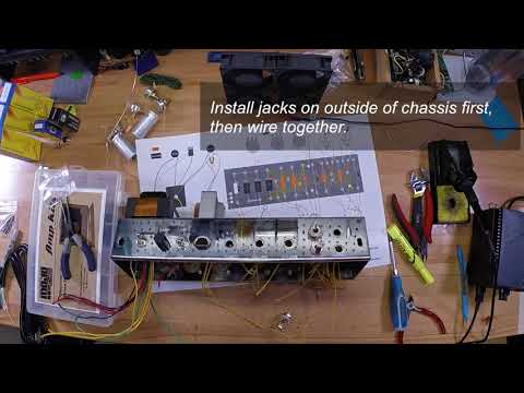 Видео: Как собрать комплект усилителя Mojotone 5E3 Tweed Deluxe Style — пошаговое руководство