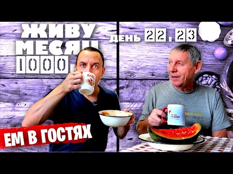 Видео: ЖИВУ МЕСЯЦ НА 1000 РУБЛЕЙ в 2021 году 😁 ДЕНЬ 22 - 23: ЕМ в ГОСТЯХ