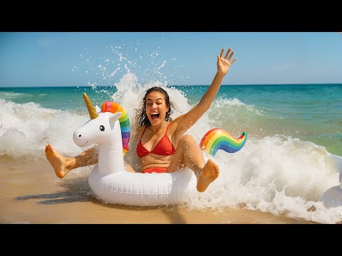 Видео: Лучшие пляжные приколы попавшие на камеру #funnyvideos #epicfails #constructionfails