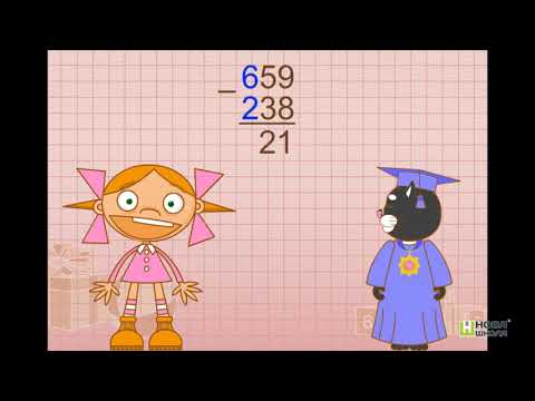Видео: Письмове віднімання трицифрових чисел без переходу через розряд