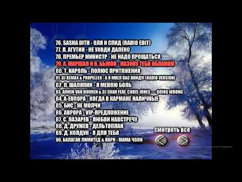Видео: DVD - меню : Хит-парад Союз 2009 200 клипов сторона 1