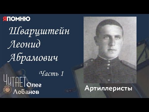 Видео: Шварцштейн Леонид Абрамович. Часть 1. Проект "Я помню" Артема Драбкина. Артиллеристы.