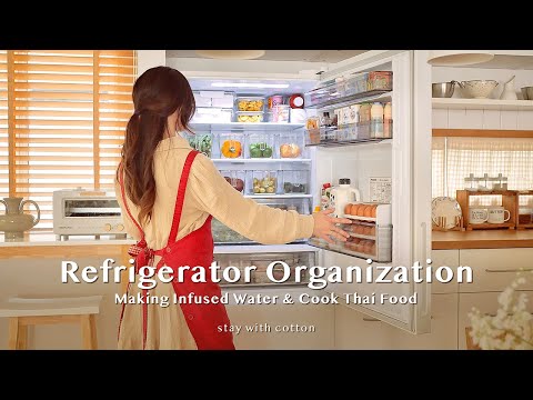 Видео: Организация холодильника ❄️ | Готовьте тайскую еду дома 🍽 | Приготовление настоянной воды 🍋 | ВЛОГ