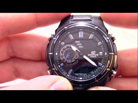 Видео: Часы Casio EDIFICE EFA-131BK-1A [EFA-131BK-1AVEF] - Инструкция, как настроить