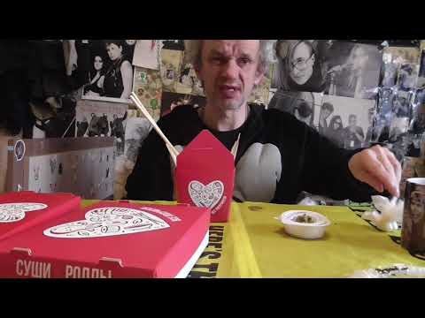 Видео: мукбанк сет ролл ажиотаж лайт  wok  три мясо и китайская пепси