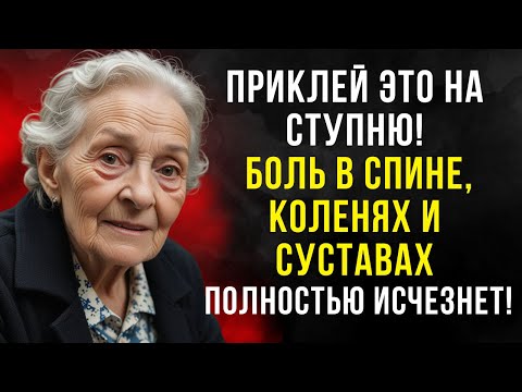 Видео: Просто наклейте это на стопу, и ваши боли в спине, коленях и суставах исчезнут