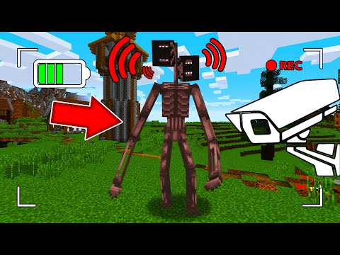 Видео: СЛЕЖУ ЗА СИРЕНОГОЛОВЫЙ SCP 6789 ЧЕРЕЗ КАМЕРУ В МАЙНКРАФТ SIREN HEAD MINECRAFT