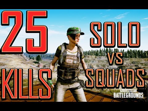 Видео: 25 Киллов / Один против сквадов EU / BEST PUBG