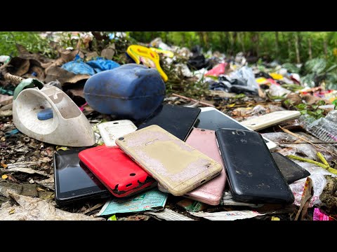 Видео: Восстановление брошенного Уничтоженного телефона, в куче мусора