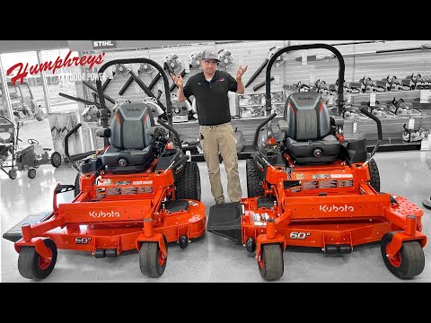 Видео: Сравнение Kubota Zero Turn: Z726X и Z781i