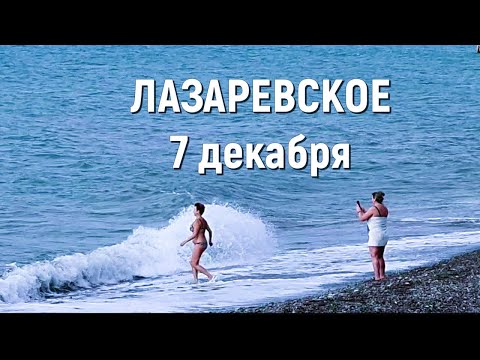 Видео: Зимуем у моря на пенсию. Ищем клинику. Качели над морем. Отчаянные купальщицы! Лазаревское, Сочи