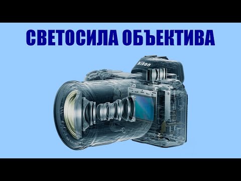 Видео: Светосила объектива