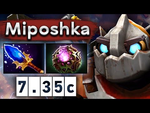 Видео: Мипошка на Клокверке с быстрым аганимом! - Miposhka Clockwerk 7.35 DOTA 2