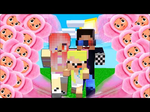 Видео: 💕НЕВЕРОЯТНОЕ ЦУНАМИ из ЧЕБУРАШЕК Настигло Нас в Майнкрафте! НУБИК КУБИК ШЕДИ ЛЕСКА!