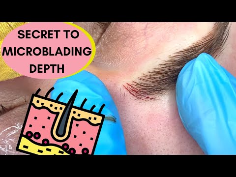 Видео: Насколько глубоко делать микроблейдинг? {3 шага к ИДЕАЛЬНОЙ ГЛУБИНЕ микроблейдинга} Часть I