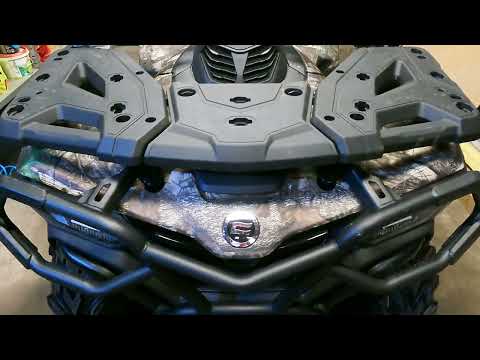 Видео: CF Moto cforce 520L ATV разбор пластика, установка дополнительной фары