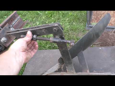 Видео: Сделал Навеску для плуга на минитрактор