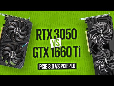 Видео: RTX 3050 vs GTX 1660 Ti ОБЗОР И ТЕСТ / ТЕСТ PCIe 3.0 vs 4.0