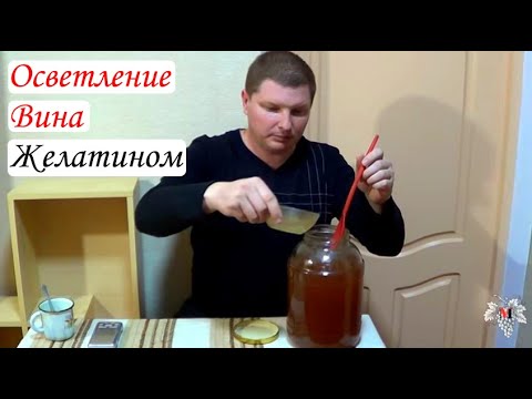 Видео: ОСВЕТЛЕНИЕ ВИНА Желатином