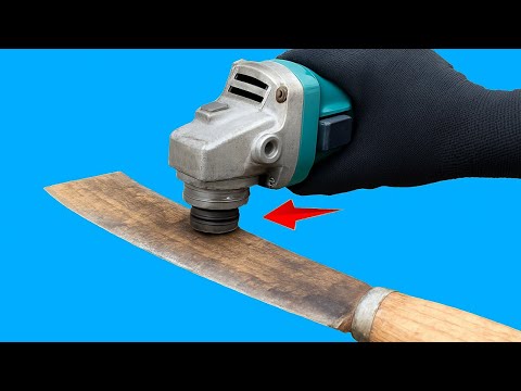 Видео: Почему я раньше не знал об изобретениях этого 70-летнего сварщика! Отличные идеи от угловых шлифовал