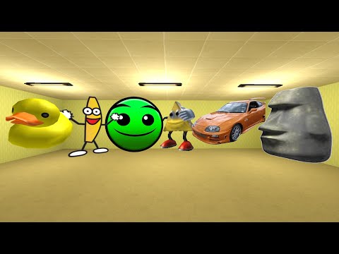 Видео: Toyota Supra, Fire in the Hole, Rubber Duck, Banana, Dancing Triangle и Moai Nextbot | Garry's Mod