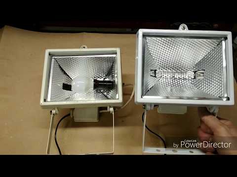 Видео: Как переделать прожектор на светодиодный!